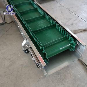 Üretim Hattı için Gıda Sınıfı Bantlı Özelleştirilmiş Boyut Ayarlanabilir Paslanmaz Çelik PU Taşınabilir Endüstriyel Konveyör Sistemi - Product Image 1