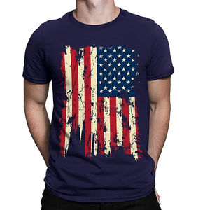 T-Shirt con stampa grafica personalizzata, vendita all'ingrosso, t-Shirt con logo grafico, sublimazione, t-Shirt da uomo in bianco, taglie forti, in vendita - Product Image 1