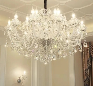 客厅酒店大堂照明豪华批发传统水晶吊灯 - Product Image 4