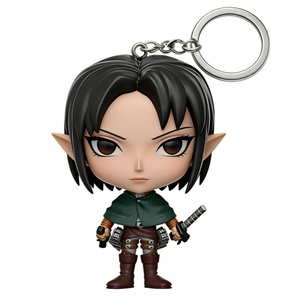 <span class=keywords><strong>Porte</strong></span>-clés en PVC imperméable de haute qualité OEM, impression 3D, design anime, figurine d'<span class=keywords><strong>action</strong></span> - Product Image 1