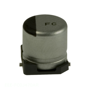 Condensateur SMD 47 uF 20% 6.3V à montage en surface EEE-FC0J470AR CAP ALUM 47UF, Distributeur agréé - Product Image 1
