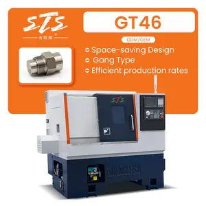Herstellungs preis Optionale elektrische Spindel GT46 Kompakt konstruktion CNC-Drehmaschine