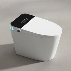 WC intelligent MUBI à poser au sol, toilette monobloc avec bidet électrique à chasse automatique, toilette intelligente sans réservoir - Product Image 1