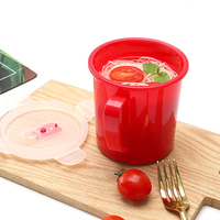 Produit phare : Bol en mélamine japonais pour nouilles instantanées, tasse à ramen avec couvercle et poignée