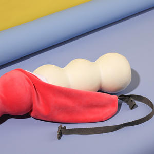 Almohada con forma de serpiente en forma de U, cojín portátil de viaje, diseño de animales de dibujos animados para siesta en la oficina y uso en aviones - Product Image 3