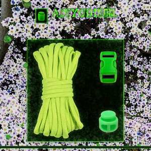 Paracorde 30m 550 avec âme à 7 brins, différentes couleurs, pour équipement de survie en extérieur, randonnée, escalade et utilisation en parachute - Product Image 3