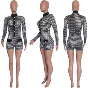 2024 nouveautés <span class=keywords><strong>moulante</strong></span> barboteuse combinaisons élégant body <span class=keywords><strong>Latex</strong></span> body forme à manches longues tout en un <span class=keywords><strong>combinaison</strong></span> courte - Product Image 2