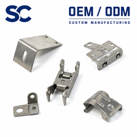 Support en acier inoxydable 304L, fabrication directe usine, estampage métallique de précision pour quincaillerie de construction, finition brossée