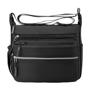 Men's <b>Shoulder</b> <b>Bag</b> Multi Layer Men's Crossbody <b>Bag</b> Simple Lightweight Oxford Fabric Messenger <b>Bag</b> - Product Image 1