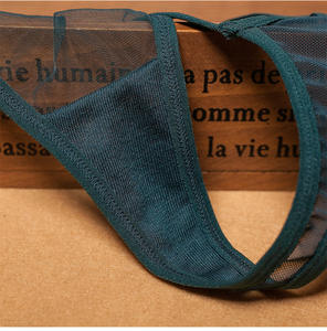 String sexy en maille avec broderie visible, très sexy, pour femmes - Product Image 5