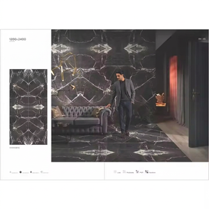 กระเบื้องพอร์ซเลนสีเบจขนาดจัมโบ้ 1200x2400 มม. สำหรับโครงการตกแต่งผนังและพื้นสไตล์โมเดิร์นหรูหรา - Product Image 5