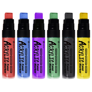 <span class=keywords><strong>Pennarello</strong></span> Acrilico OEM/ODM a Grande Capacità con Punta Jumbo da 15mm, Azione a Valvola, Senza Solventi, Non Tossico, Set per Graffiti di Strada - Product Image 3