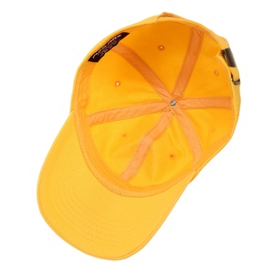 Cổ điển trống CHA Mũ 100% bông cơ sở Bóng <span class=keywords><strong>cap</strong></span> tùy chỉnh màu vàng đồng bằng CHA Mũ 6 Bảng điều khiển rửa bông Mũ bóng chày - Product Image 5