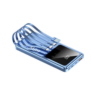 Banque d'alimentation à charge rapide avec câbles intégrés, chargeur portable PD 20W, <span class=keywords><strong>batterie</strong></span> <span class=keywords><strong>externe</strong></span> mince pour <span class=keywords><strong>iPhone</strong></span> Android - Product Image 6