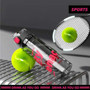 Botella de Agua Deportiva de Plástico de 700 ml con Asa, Botella de Grado Alimenticio Resistente a Caídas para Hombres, Gimnasio, Uso en Exteriores - Product Image 2