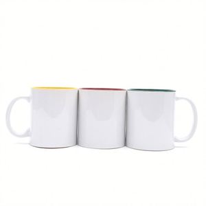 White <b>Ceramic</b> <b>Tumbler</b> Mug 11Oz Blank for Sublimation Custom Logo Heat Transfer Manufacturer Supply - Product Image 2