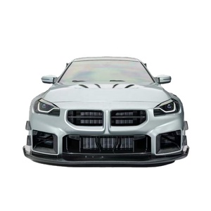 Nouveau kit carrosserie en fibre de carbone pour G87 M2 avec matériel de montage auto-adhésif, style RZ, lèvre avant, diffuseur, spoiler, capot, garde-boue - Product Image 1