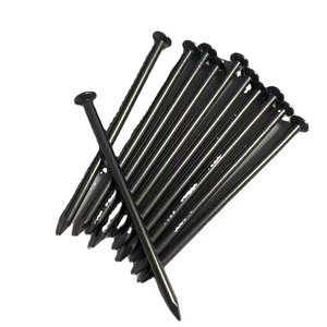Marché africain Vente à chaud Clous à tige lisse de haute qualité Emballage de 2 à <span class=keywords><strong>5</strong></span> <span class=keywords><strong>pouces</strong></span> pouvant être personnalisés Clous en béton noir - Product Image 1
