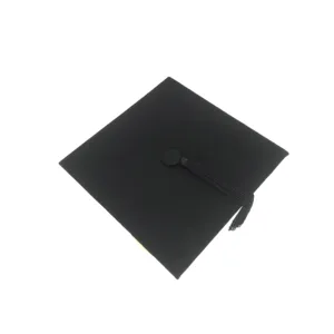 Topi Kelulusan Master untuk Uniseks Topi Universitas Kustom Topi Kolase Persegi Hitam