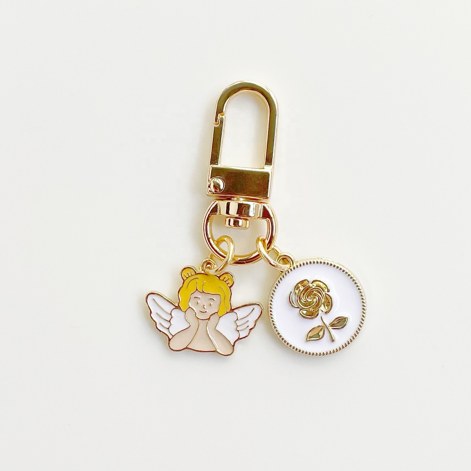Free Design Custom Logo 2D /3D Key Chain Soft Enamel Die Cast Metal Keychain