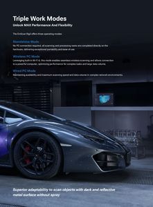 Scanner 3D portable détachable Shining EinScan Rigil, système de numérisation tout-en-un, suivi dynamique, métrologie, scanner 3D - Product Image 5