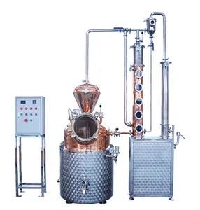 TIANTAI 150L small pilot distillery system still for whisky gin rum vodka spirits red copper distillery brewery equipment