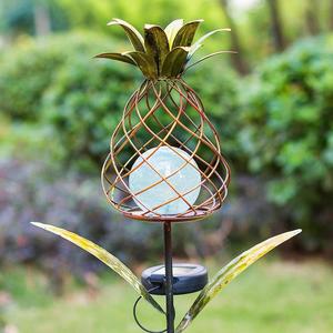 Solar <b>Pineapple</b> Garden <b>Light</b> Led Outdoor Stake Water Resistant Portable Decor - Product Image 4