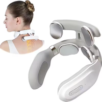 Masseur de cou électrique portable à impulsions, appareil de massage multifonctionnel pour les épaules, pour la relaxation quotidienne du cou à la maison et au bureau