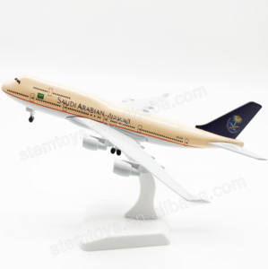 Modelo de Avión de Metal Fundido a Presión de 20CM de Saudi <span class=keywords><strong>Arabian</strong></span> <span class=keywords><strong>Airlines</strong></span> Boeing 747, Juguete Promocional de Aleación para Regalos - Product Image 2