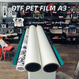 Film PET DTF à transfert thermique haute température de la marque Nicest, format A3/A4, pour textiles et t-shirts, impression numérique Guangdong, prix usine - Product Image 2