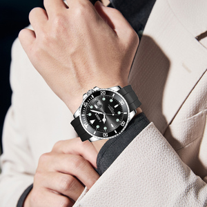 X-GEQCK Montre <span class=keywords><strong>Homme</strong></span> de Style Classique Tendance en Acier Inoxydable, Montre-Bracelet de Luxe de Grande Marque, Idée Cadeau - Product Image 5