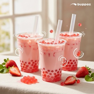 สตรอเบอร์รี่ Popping Boba รสสตรอเบอร์รี่ป๊อปบับเบิ้ลสำหรับชานม - Product Image 5