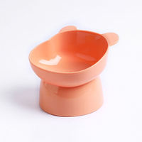 Accessoires pour animaux de compagnie en plastique coloré, bol anti-renversement pour chien, bol pour nourrir les chats