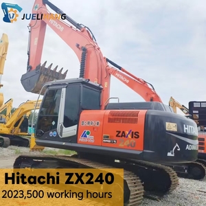 Escavadora Usada <span class=keywords><strong>Hitachi</strong></span> ZX240 de Alta Eficiência em Bom Estado Original do Japão <span class=keywords><strong>Hitachi</strong></span> ZAXIS240 <span class=keywords><strong>200</strong></span> 220 Escavadora Usada à Venda - Product Image 1