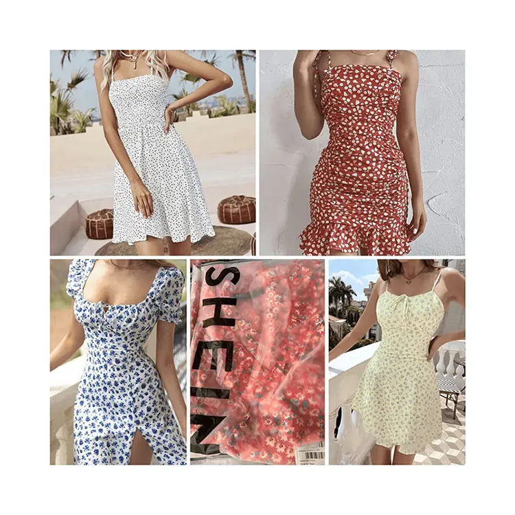Fashion Brand Dresses Summer Dresses Factory Wholesale Ropa Mujer Women Clothes Casual Dresses Stock Apparel