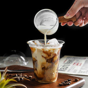 Vasos de Plástico Personalizados para Té Boba de 16 oz con Tapas de Domo con Orificio, Vasos para Mascotas con Impresión de Logotipo - Product Image 3