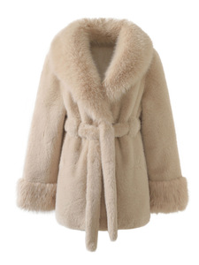 <span class=keywords><strong>Abrigo</strong></span> <span class=keywords><strong>de</strong></span> <span class=keywords><strong>piel</strong></span> con cintura retráctil estilo Albornoz estilo Socialite Faux Otter conejo empalme cuello <span class=keywords><strong>de</strong></span> <span class=keywords><strong>piel</strong></span> <span class=keywords><strong>de</strong></span> zorro y puños <span class=keywords><strong>abrigo</strong></span> <span class=keywords><strong>de</strong></span> <span class=keywords><strong>piel</strong></span> - Product Image 4