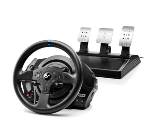 พวงมาลัยเกมมิ่ง <span class=keywords><strong>Thrustmaster</strong></span> <span class=keywords><strong>T300RS</strong></span> GT รุ่นใหม่ วัสดุพลาสติก พร้อมชุดเกียร์จำลอง TH8A แบบแมนนวล รองรับ PS เชื่อมต่อผ่าน USB สำหรับเกมขับรถ - Product Image 5