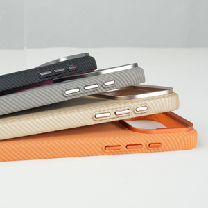 Funda Protectora Ultrafina de <span class=keywords><strong>Fibra</strong></span> Texturizada para Teléfono Móvil con Funda Magnética para iPhone 17 15 Pro Max - Product Image 6