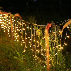 Guirlande lumineuse <span class=keywords><strong>solaire</strong></span> LED de Noël pour extérieur, IP44, étanche, en forme de glaçons, pour jardin/cour/balcon, décoration de rue - Product Image 4