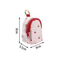 Porte-monnaie miniature personnalisable avec fermeture éclair, design tendance, polyester écologique, grande capacité, portable, pliable, poignée souple