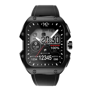 IP69 waterproof 3ATM rugged smartwatch durable timepieces square MIL-STD-810H s1 rugged smart watch