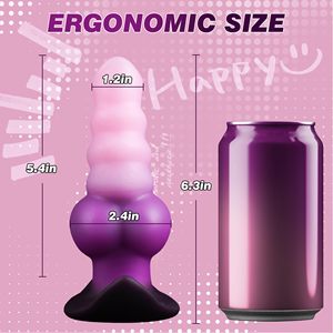 Grand plug anal avec grand nœud de chien, énormes plugs anaux en silicone, jouets sexuels anaux portables, <span class=keywords><strong>dildo</strong></span> monstre en forme de cheval avec ventouse - Product Image 3