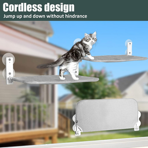 Geliştirilmiş Vakumlu Tutucu Kolay Kurulumlu İç Mekan Katlanabilir Kedi Pencere Hamağı Askılı Koltuk Kablosuz Tüneme Yeri Pencere Pervazı Oturma Yeri Yatak Tedarikçisi - Product Image 3