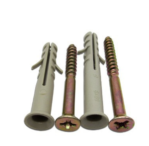 Gray Nylon Winged Expansion Plug | Wall Anchor with Screws for Concrete & Brick - Product Image 5