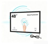 Nouvel écran tactile infrarouge LED YINGTOUCH 48 pouces, USB, cadre ouvert, sans pilote, plug-and-play, haute précision, anti-reflet, personnalisé
