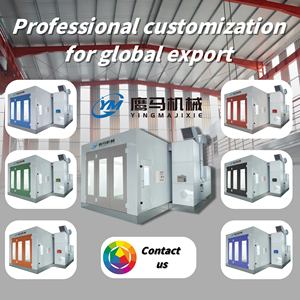 فرن رش كهربائي للتسخين لإعادة طلاء السيارات الاحترافية مع بناء مقاوم للهب وإضاءة LED - Product Image 3