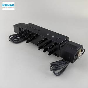 Vanne solénoïde à double tête de type 3013-C7 pour usinage long, avec 2 entrées et 13 sorties, contrôle du gaz, personnalisable OEM - Product Image 1