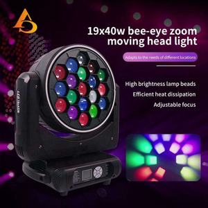 Luz Móvil Bee Eye 19x40w de Venta Caliente, Luz Móvil LED RGBW con Zoom - Product Image 2
