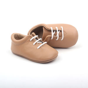 Babyhappy prezzo personalizzato vera pelle 0-24mesi bambino soffice suola culla scarpe Oxford bambino <span class=keywords><strong>primi</strong></span> camminatori - Product Image 3